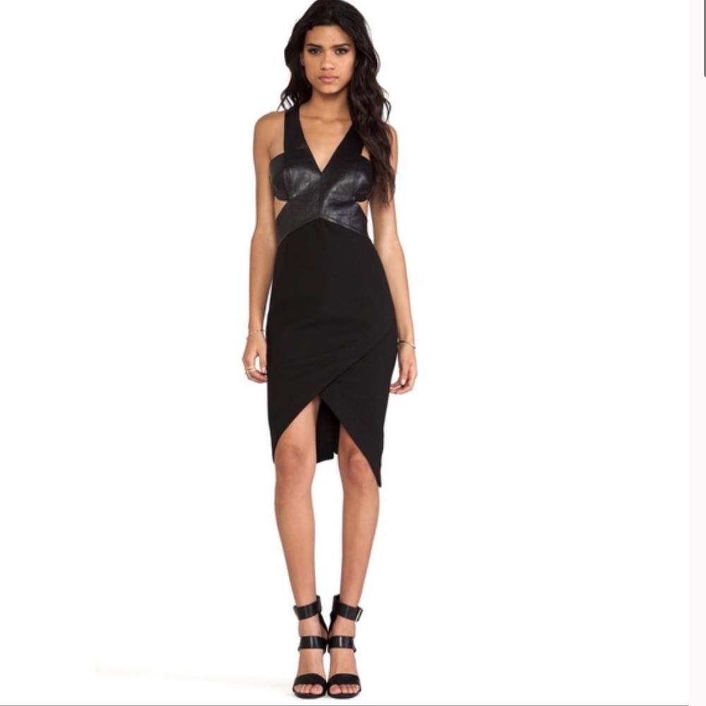 Shakuhachi Alligator Cut Out Dress